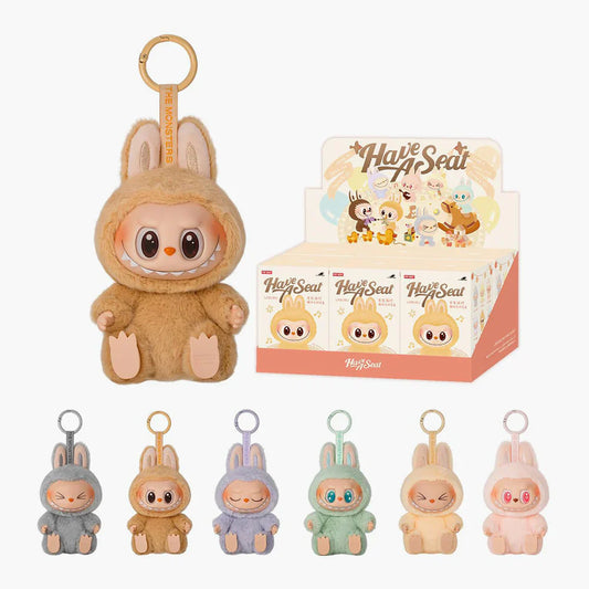 Pop Mart Labubu The Monsters Have a Seat Vinyl Plush Mystery Box / 1 Single Blind Box
