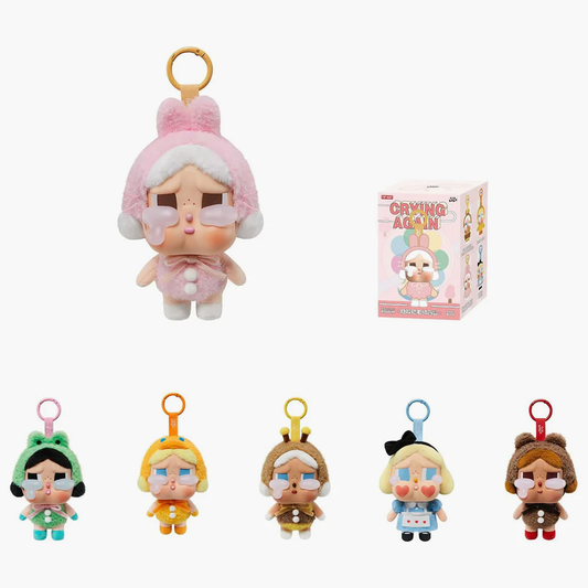 Pop Mart CryBaby Crying Again Series Vinyl Face Plush Sealed Case / 1 Single Blind Box