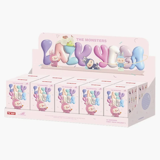Pop Mart Labubu The Monsters Lazy Yoga Series Figures Sealed Case (10 Blind Boxes)